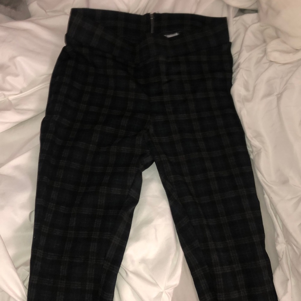 plaid jegging